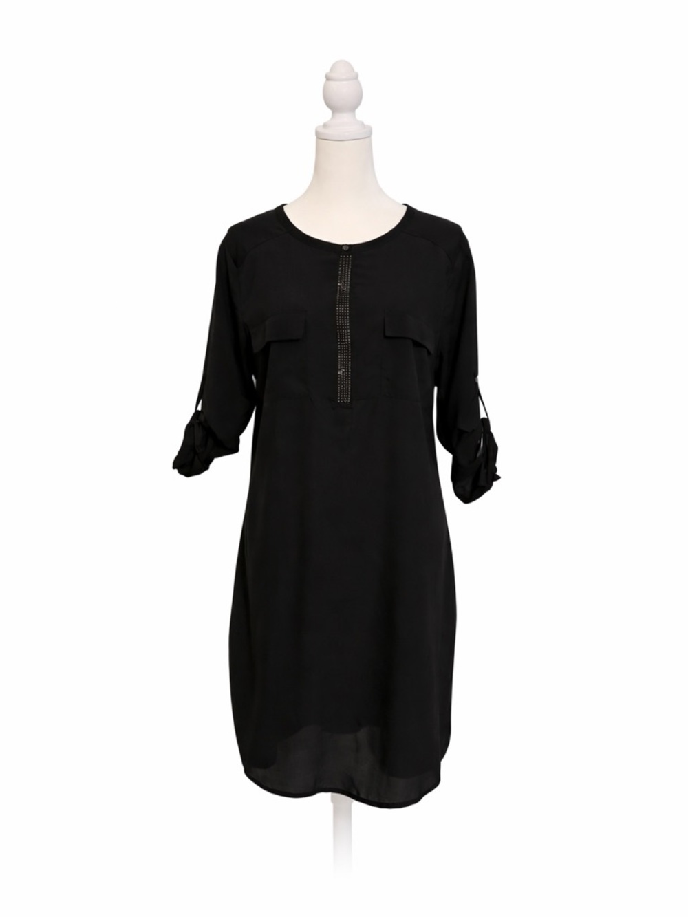 Jennifer Lopez Black High Low Dress